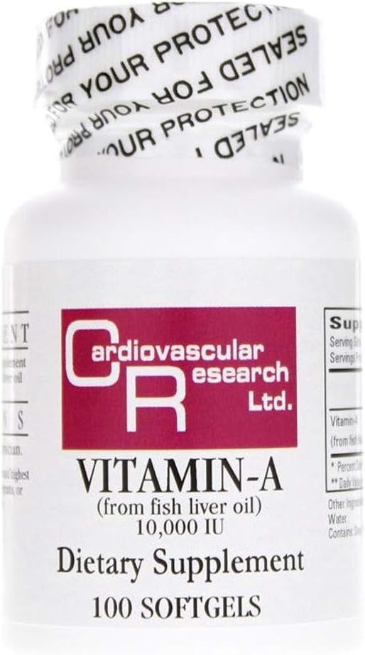 Investigación cardiovascular Vitamina-a 10000 Iu, Blanco, 100 Cuenta