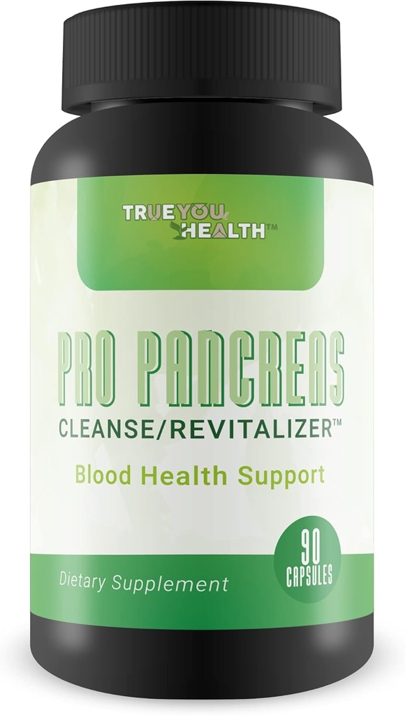 Pro Pancreas Cleanse/Revitalizer - Soporte Pancreas y Sangre Salud - Antioxidante Té verde Páncreas Limpieza y Detox - Soporte Función del páncreas saludable - Contiene Vitamina D, Vitamina C, " Turmérica