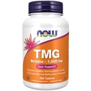 AHORA Suplementos de alimentos, TMG Betaine (Trimetilglicina) 1.000 mg, Apoyo al hígado*, 100 tabletas