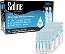 Ampollas de Saline - Solución de Saline para Nebulizador, Cloruro de Sodio 0,9%, Limpieza de Nasal para bebés, niños, " Adultos, Cuidado de Nasal estéril, Limpieza de heridas - 50 Cuentas (5 ml cada uno)