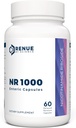 RENUE by Science Nicotinamide Riboside TEN High Strength NAD Suplemento TEN 60 Nicotinamide Enteric-Coated Capsules - 1000mg Nicotinamide Riboside per Serving Silencio Manufactured in The USA Third-Party Tested