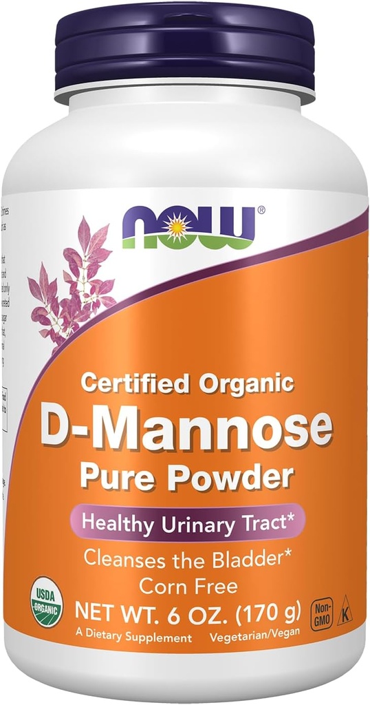 Ahora Alimentos D-Mannose Powder, 6 onzas (Pack de 2)