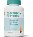 SmartyPants Prenatal Vitamins for Women, Multivitamin Gummies: Omega 3 Fish Oil (EPA/DHA), Biotina, Methylfolate, Vitamina D3, C, Vitamina B12, B6, A, K & Zinc, Inositol, 80 Cuenta (20 Day Supply)