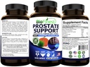 BioFinest Prostate Support for Men - Saw Palmetto Lycopene Pumpkin Seed Pygeum Zinc Selenium - Healthy Urine Flow Bladder Prostate Vitamin Supplement - Made in USA (120 Veg. Capsule)