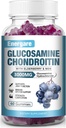 1 Pack 3000mg Glucosamine Chondroitin with MSM Gummies & Elderberry, Extra Strength Joint Support Health, Flexibilidad, Antioxidante, Immune Supplement Gummy for Adults, Men &amp; Women 60 Counts
