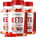 LIVORKA (3 Pack) TrimNova Keto ACV Gummies, TrimNova Gummies, TrimNova Keto, TrimNova Keto ACV Gummies, Trimnova, TrimNova Keto Formula, TrimNova Keto ACV Gummies 1050MG, 180 Gummies para 3 meses.