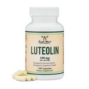 Suplemento de madera doble Luteolina 100mg Servimientos de Flavanoides Bioactivos (120 cápsulas, sin gluten) Potente Polyphenols Flavonoid for Brain and Cardiovascular Support