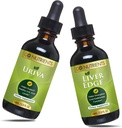 Go Nutrients Uriva " Liver Edge ← Liver Cleanse " Advanced Liver Liquid Drops Supplement Uric Acid Support, for Healthy Uric Acid Levels Eso ayuda a aliviar el malestar y la calma muscular