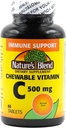 Chewable Vitamin C. Great tasting low sugar essential vitamin, does not promote tooth decay. 500mg, 60 Tablets.