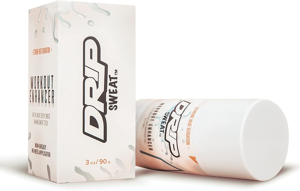 DRIP Sweat - Workout Enhancer - Natural Thermogenic Hot Slimming & Body Toning Sweat Stick para Hombres &amp; Mujeres.