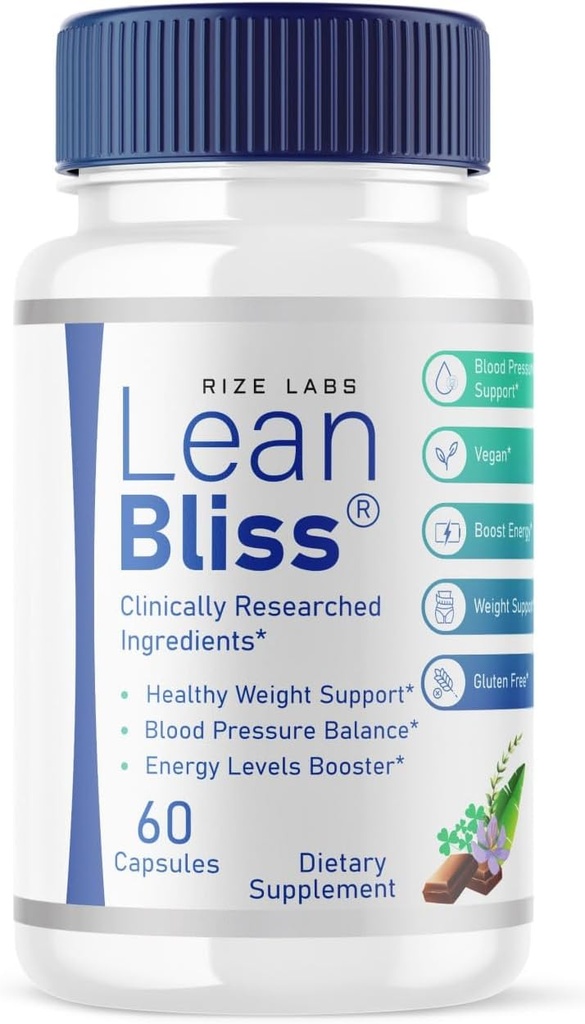 Lean Bliss Weight Pills, Lean Bliss Fat Burning Formula, LeanBliss Advanced Metabolism Capsules for Natural Weight Management &amp; Blood Support, LeanBliss Dietary Supplement Reviews (60 Capsules)