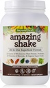 Más allá de Fresca Asombrosa Shake, Fórmula Superalimentaria, Planta Proteína Basada, Carbs Low Net, Proteína entera, Reemplazo de Comida, Sabor de Chocolate Natural, 999 Grams, Blanco