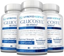 Glucosil de ciencia aprobado Suplemento - 250 mg Berberina, Mulberry, Aqueous Cinnamon - 60 cápsulas vegano - Pack de 3
