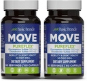 Marcas básicas - Move Pureflex Glucosamine Chondroitin - Suplemento de Soporte Conjunto para Flexibilidad & Movilidad - 60 cápsulas - 2-Pack
