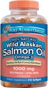 Puro Alaska Omega-3 Salvaje de Alaska Salmon Oil 1000mg 210 ct