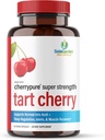 Super Strength CherryPURE Tart Cherry Suplemento – 50:1 Concentrate Grown in The USA - Made with Non GMO Montmorency Cherries – by SolaGarden Naturals. 60 Cápsulas Veggie no GMO.