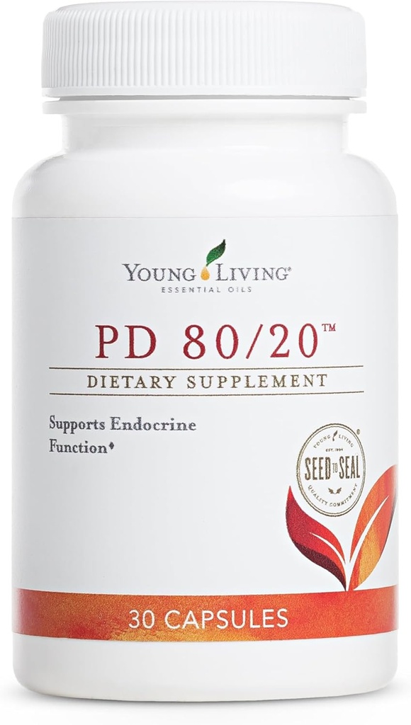 Young Living - PD 80/20 Suplemento dietético 30 cápsulas ← Función Endocrina diaria Apoyo Silencio Con Pregnenolone &amp; DHEA ← Apoyo hormonal Balance &amp; Energía