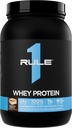 Regla 1 Whey Protein – 24g Proteína de acción rápida de todas las fuentes con EAAs ocurridas naturalmente " BCAAs para la recuperación del entrenamiento o cualquier uso en cualquier momento (2 libras*, campanas de incendios)