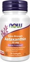 AHORA Alimentos Suplementos, Astaxanthin 10mg, Extra Strength,derived from Non-GMO Haematococcus Pluvialis Microalgae y ha Naturalmente Occurring Lutein, Canthaxanthin y Beta-Carotene, 30 Softgels