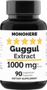 MONOHERB Guggul Extracto 1000 mg - 90 cápsulas vegetarianas