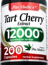 FITO MEDIC'S Lab | Tart Cherry Capsules |200 Capsules |12000 mg | Tart Cherry Extract | Cherry Extract | Concentrate Extract |Ultra high Absorption.
