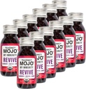TEAONIC My Immunity Mojo: Revive, Herbal Juice, Herbal Suplemento con Elderberry, Hibiscus y Ginger, USDA-Certified Organic, Vegan, Gluten-Free, 12 Packs, 2 Fl. Oz Cada uno
