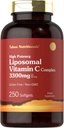 Tahoe Nutricionales Complejo Liposomal de Vitamina C TEN 3300mg TEN 250 Softgels TEN High Potency ← Non-GMO, Gluten Free Supplement