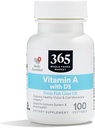 365 by Whole Foods Market, Vitamina A &amp; D 400 UI, 100 Cuenta