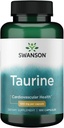 Swanson Taurine - Suplemento Aminoácidos Promoción de la Producción de Energía " Equilibrio de Electrolitos - Fórmula Natural Apoyo a la Salud del Corazón " - (100 cápsulas, 500 mg cada uno)