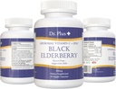 Liposomal Immune Boost Black Elderberry - Vitamina C - Zinc Gluten Vegetariano libre seguro Suplemento dietético 60 cápsulas vegetales