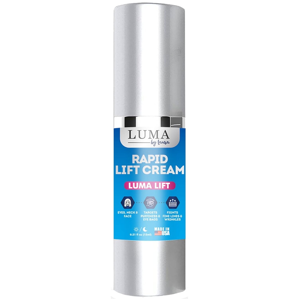 Crema de Ojo instantáneo para Círculos Oscuros y Puffiness, Bolsas de Ojo " Anti Arugas Crema de Ojo - Serum de base vegetal con ingredientes de acción rápida - Esquía de Tightens y Escultura - Hecho en EE.UU. - 0,5 fl oz