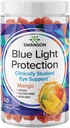 Swanson Mango Lutein y Zeaxanthin Blue Light Protection Gummies - 60 Gummies - Vegan Vision Supplement for Retinal and Macular Health