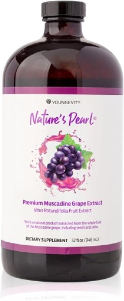 Youngevity Nature's Pearl Premium Muscadine Grape Extract Herbal Supplement Gluten Free