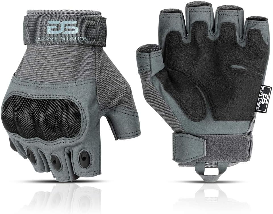 Glove Station- Guantes tácticos sin fisura para hombres - Guantes de moto para tiro táctico, Airsoft, caza, trabajo policial y senderismo