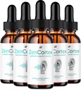 ZenCortex Tinnitus Ear Drops - ZenCortex 24, Zen Cortex Liquid Drops, ZenCortex Reseñas, ZenCortex Drops for Ear Relief (5 Pack - 5 Month Supply)