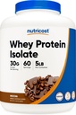 Nutricost Whey Protein Isolate (Mocha) 5LBS - Gluten Free < Non-GMO