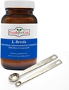 Lactobacillus Brevis Probiotic Powder 200 Billion cfu's | Made in USA | No Additives | Direct from Manufacturer | No Third-Party Storage | Digestive & Immune Support | L. Brevis | 60 Grams (2.11 OZ)