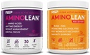RSP NUTRITION AminoLean Pre Workout Energy (BlackBerry Pomegranate 30 Servings) con AminoLean Recovery Post Workout Boost (Blood Orange 30 Servimientos)