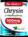 FITO MEDIC'S - Chrysin - 500mg- con - Flores de Pasión - 120 cápsulas, absorción ultra alta s.