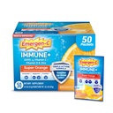 Emergen-C Immune+ Triple Action Immune Support Powder, BetaVia (R), 1000mg Vitamina C, B Vitaminas, Vitamina D y Antioxidantes, Super Orange, Volver a Esenciales Escolares – 50 Cuenta