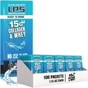 LPS Liquid Collagen &amp; Whey Protein Supplement - Non-GMO Drink, Sugar-Free - Promotes Healthy Skin &amp; Hair for Men &amp; Women, Neutral, Single Serve (100 Packets)