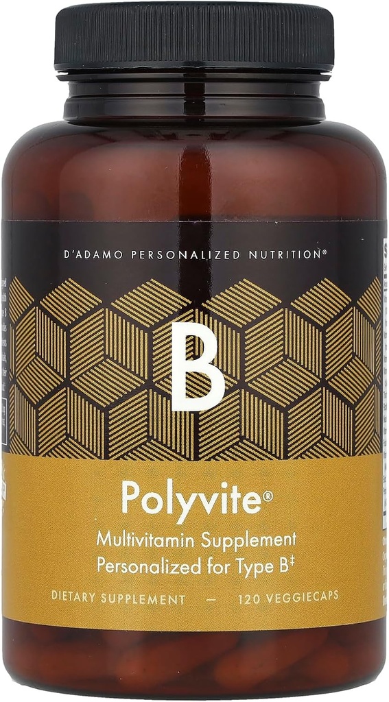 D'Adamo Nutrición personalizada - Polyvite B 120 vcaps