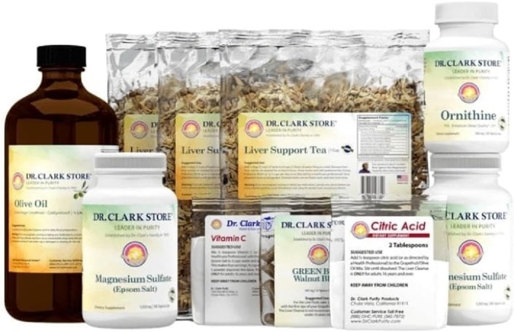 Dr Clark Store Liver Health Kit – Vegetariano, soporta Detox &amp; Optimal Liver Function