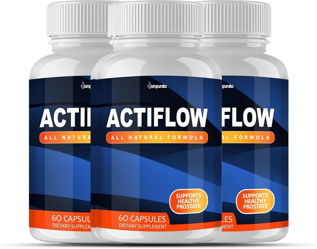 Actiflow New Advanced Formula Supplement - 3 Packs 90 Days Supply