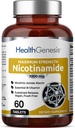 B-3 Nicotinamide 1000 mg 60 Tabs Extra Strength Slow Release - Natural Flush-Free Vitamin Fórmula TEN Gluten-Free Nicotinic Amide Niacin ← Soporta la salud de la piel