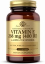 Solgar Vitamina E 268 mg (400 UI) - 100 Softgels - Vitamina E naturalmente alimentada como d-Alpha Tocopherol - Gluten Free, Dairy Free - 100 Servings