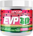 Evogen EVP 3D - Estim Free Pre Workout Powder para Hombres &amp; Mujeres ← Sugar Free Non Stim Preworkout with Beta Alanine and Creatine for Energy &amp; Pump ← Sour Watermelon ← 40 Servings