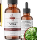 Orgánica OSHA Tintura de raíz – Soporte respiratorio natural – Extracto líquido libre de alcohol – Vegano, No GMO, Hecho en EE.UU. – 2 Fl Oz