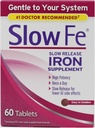 Slow Fe, High Potency Iron 45 mg, Slow Release - 60 Tablets - Pack de 2
