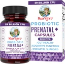 MaryRuth Organics Prenatal Vitaminas &amp; Probiotics TEN 59 Billion CFU TEN Vitamin D3 &amp; B12 TEN Iron ANTERITO Folate TEN Selenium ANTE Choline TEN Vegan ANTE NO GMO ANTE 60 Capsules
